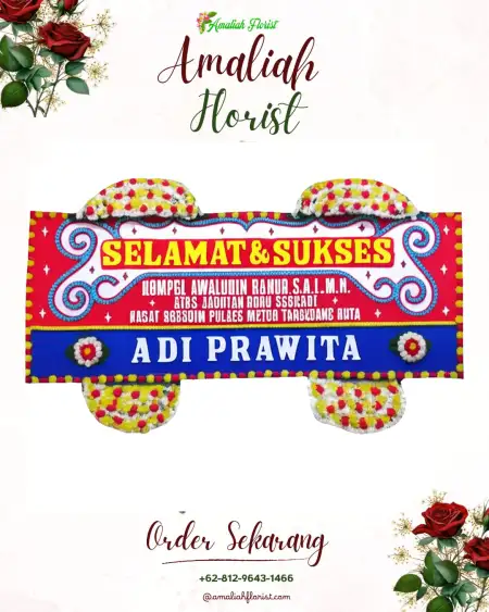 Papan Bunga Ucapan Selamat Socah